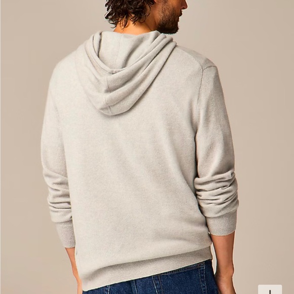 100% Cashmere J. Crew sweater hoodie - Picture 14 of 14
